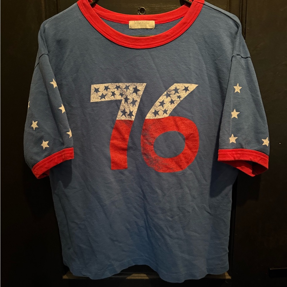 Free People x Ragabond Lost n Found Ringer Tee